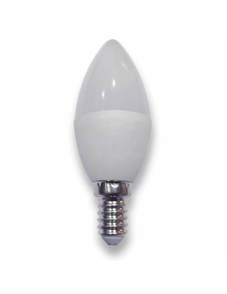 bombilla vela led E14 de potencia 6w. foto de led42.