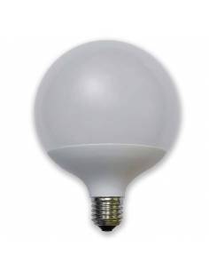 Bombilla globo led E27 de 20W. fabricada en pc. económica y eficiente.
