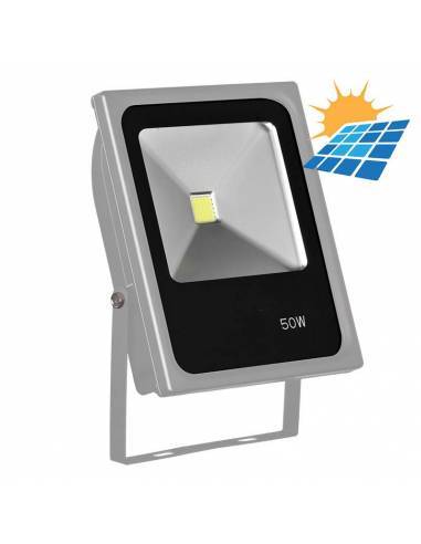 Proyector LED 50W exterior, CONCORD para placas solares.