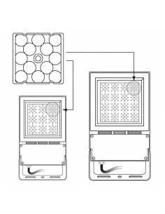 Lente simétrica 15º para el proyector LED exterior modelo VIPER 80W y 150W. 2