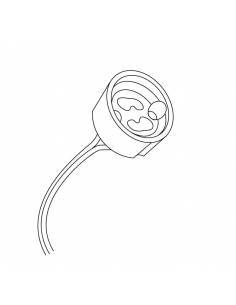 PORTALÁMPARAS CERÁMICO GU10 PARA LÁMPARA DICROICA con casquillo GU10 (bornes). 2