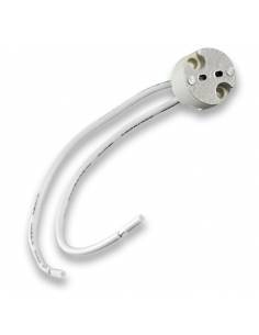 PORTALÁMPARAS CERÁMICO CON CABLE GX5.3 y MR16. 2