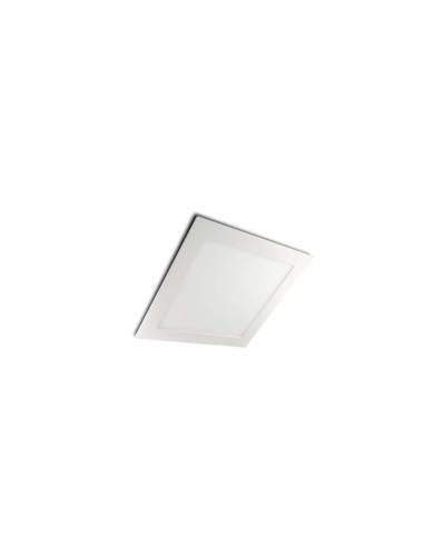 Downlight LED 24W, Slim cuadrado color blanco.