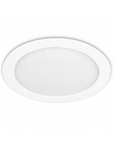 Downlight LED 24W, Slim redondo color blanco.