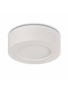 Plafón led, modelo SLIM de 6W color blanco.