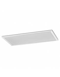 Panel LED, rectangular de 120 x 60 cms, de 80W, color blanco.