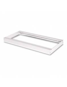 Marco 60 x 30 cms. para transformar el panel led a plafón led. Color blanco.