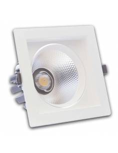Foco LED techo empotrable luz cálida regulable 4,5W 350LM UGR<19 CRI95 -  Blanco