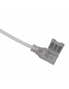 Conector con cable para tiras de led directas a red 220V, monocolor.