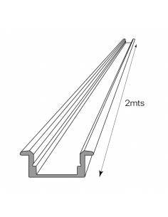 Perfil de aluminio para tiras LED, S-173 de EMPOTRAR (2 metros). 2