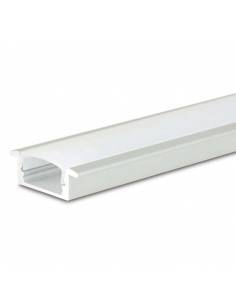 Perfil de aluminio para tiras LED, S-173 de EMPOTRAR (2 metros).