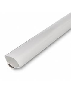 Perfil de aluminio E-297 de esquina, para tiras de led.