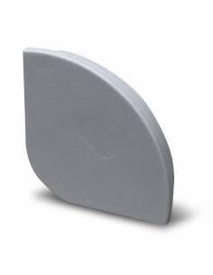 Tapa final para perfil aluminio E-297 esquina, para tiras de led.