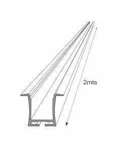 Perfil de aluminio D-360 de empotrar, para tiras de led. 2