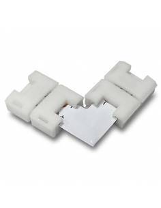 Conector tipo L con 2PIN para tira de led de 12V y 24V monocolor.