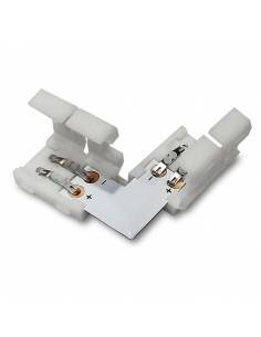 Conector tipo L con 2PIN para tira de led de 12V y 24V monocolor. 2
