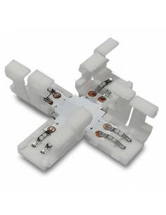 Conector en forma de cruz para tiras de led 12V y 24V en monocolor. 2