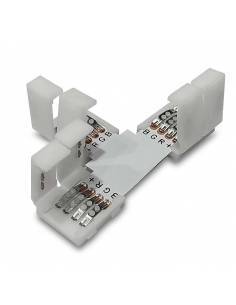 Conector en forma de T con 4 PIN, para la conexión de 3 TIRAS LED RGB de 12V o 24V. 2
