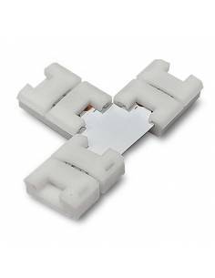 Conector T de 2 PIN para conectar tres TIRAS DE LED monocolor de 12V o 24V.