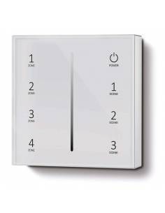 Mando a distancia, EMISOR.3, para tiras led monocolor. Color blanco. Colocación en superficie.