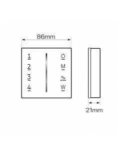 Mando a distancia, EMISOR.11, para tiras de LED de RGB y RGBW. 2