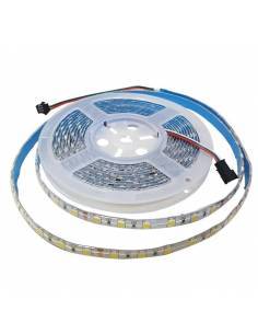 Tira de LED de 24V, dual color, Rollo de 5 metros, C+N+F, de caliente a frío, IP65.