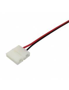 Conector simple 2 pin y cable para tira led monocolor 12V y 24V. 2