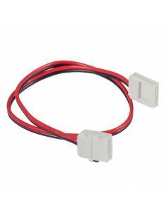 Conector doble 2 pin para tiras led 24V monocolor.