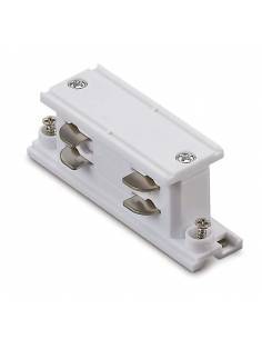 CONECTOR INTERMEDIO para CARRIL TRIFÁSICO EMPOTRABLE, modelo KODIAK. Color Blanco