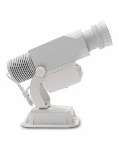 Foco PROYECTOR LED de logotipos, modelo GOGO.3. Color blanco.