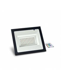 Proyector led de 50W para exterior, Modelo ECO. RGB con mando a distancia.