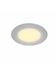Downlight LED 9W, Slim redondo color gris. 2