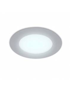 DOWNLIGHT LED empotrable redondo gris de 12W. 2