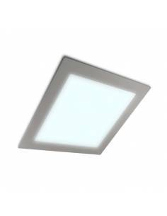 Downlight led 12W cuadrado, modelo SLIM color gris. 2