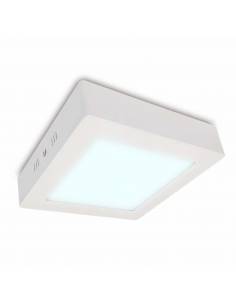 Plafón led, modelo SLIM de 12W, cuadrado, color blanco. 2
