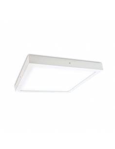 Plafón led, modelo SLIM, cuadrado, de 48W, color blanco. 2