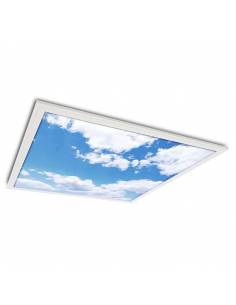 Panel led 60 x 60 cm, modelo SKY, rectangular empotrable, color blanco. 2