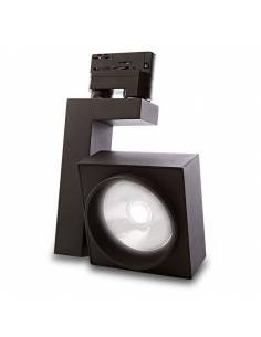 Foco led para carril universal, TRACK.09 con driver OSRAM. Proyector de 35W. Color negro. 2