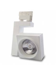 Foco led para carril universal, TRACK.09 con driver OSRAM. Proyector de 35W. Color blanco.
