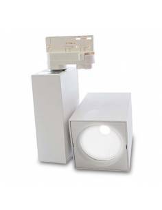 Foco led para carril trifásico PHILIPS, TRACK.10, proyector de 35W. Color blanco. 2