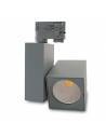 Foco led para carril trifásico PHILIPS, TRACK.10, proyector de 35W. Color blanco.