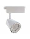Foco led para carril, modelo TRACK.08. Proyector de 30W, forma cónica. Color blanco. Luz neutra (blanca).