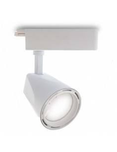 Foco led para carril, modelo TRACK.08. Proyector de 30W, forma cónica. Color blanco. Luz neutra (blanca). 2