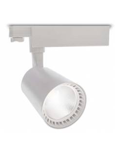 Foco led para carril trifásico, TRACK.12. Proyector de 30W, color blanco. 2
