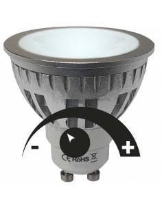 BOMBILLA DICROICA LED COB 1X6W GU10 REGULABLE. 2