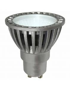 BOMBILLA DICROICA LED D-ECO COB 1X6W GU10 aluminio y cristal 2