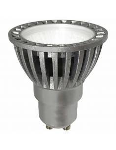 BOMBILLA DICROICA LED D-ECO COB 1X6W GU10 aluminio y cristal 2