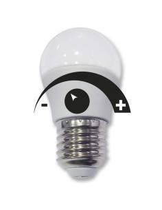 bombilla dimmable led de 6w y casquillo e27. bombilla regulable en intensidad de luz 2