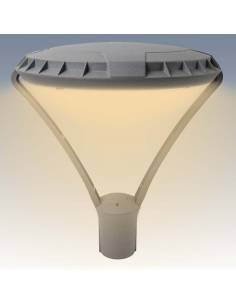 Farol led exterior, modelo DIVO de 60W, programada. Luminaria de aspecto moderno. 2