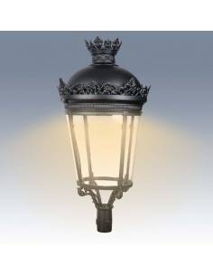 Farol led exterior, modelo PALACIO de 60W, programado. Luminaria clásica estilo Fernandino. 2
